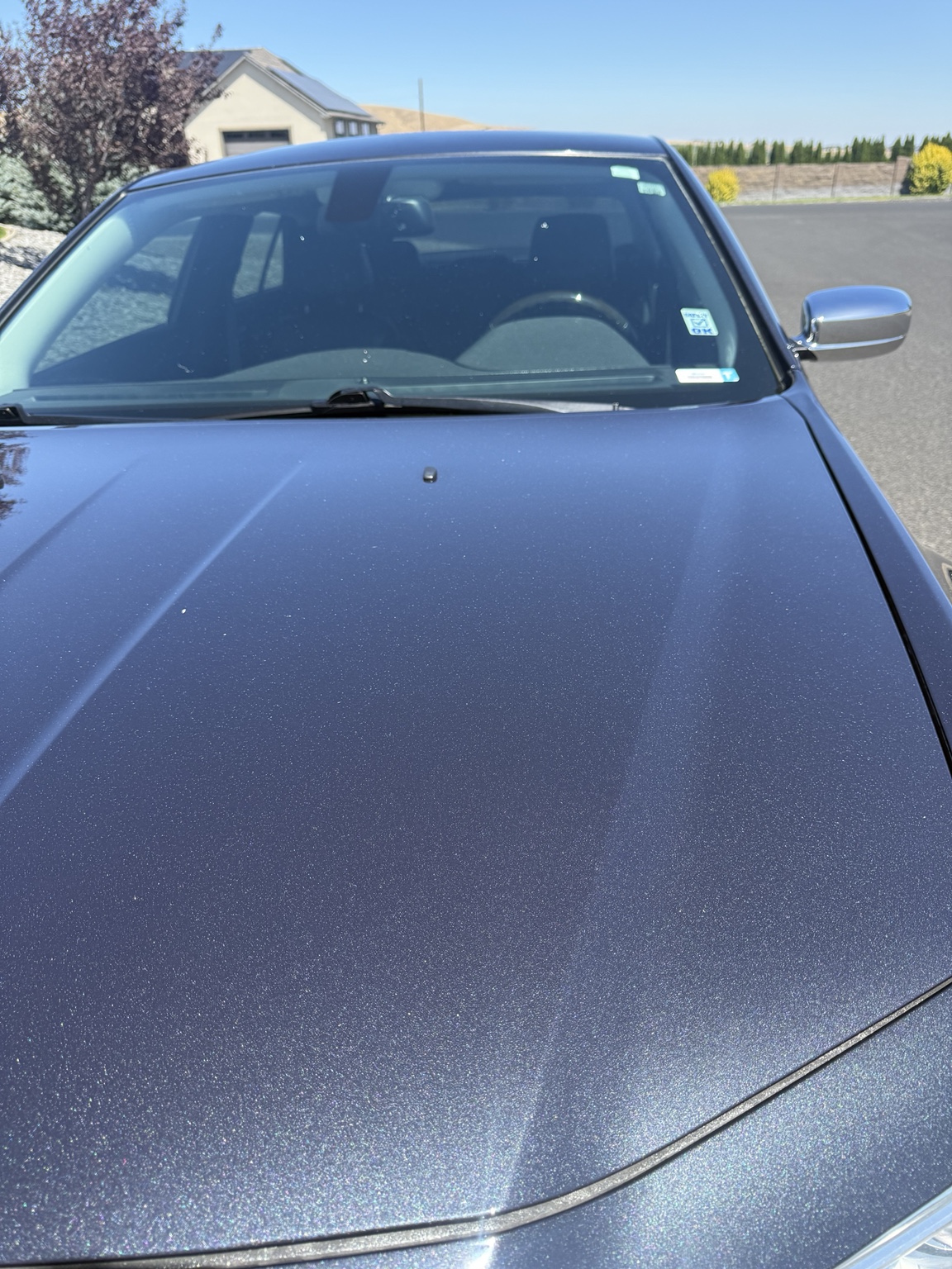Metallic Chrysler paint finish after correction and ceramic coating