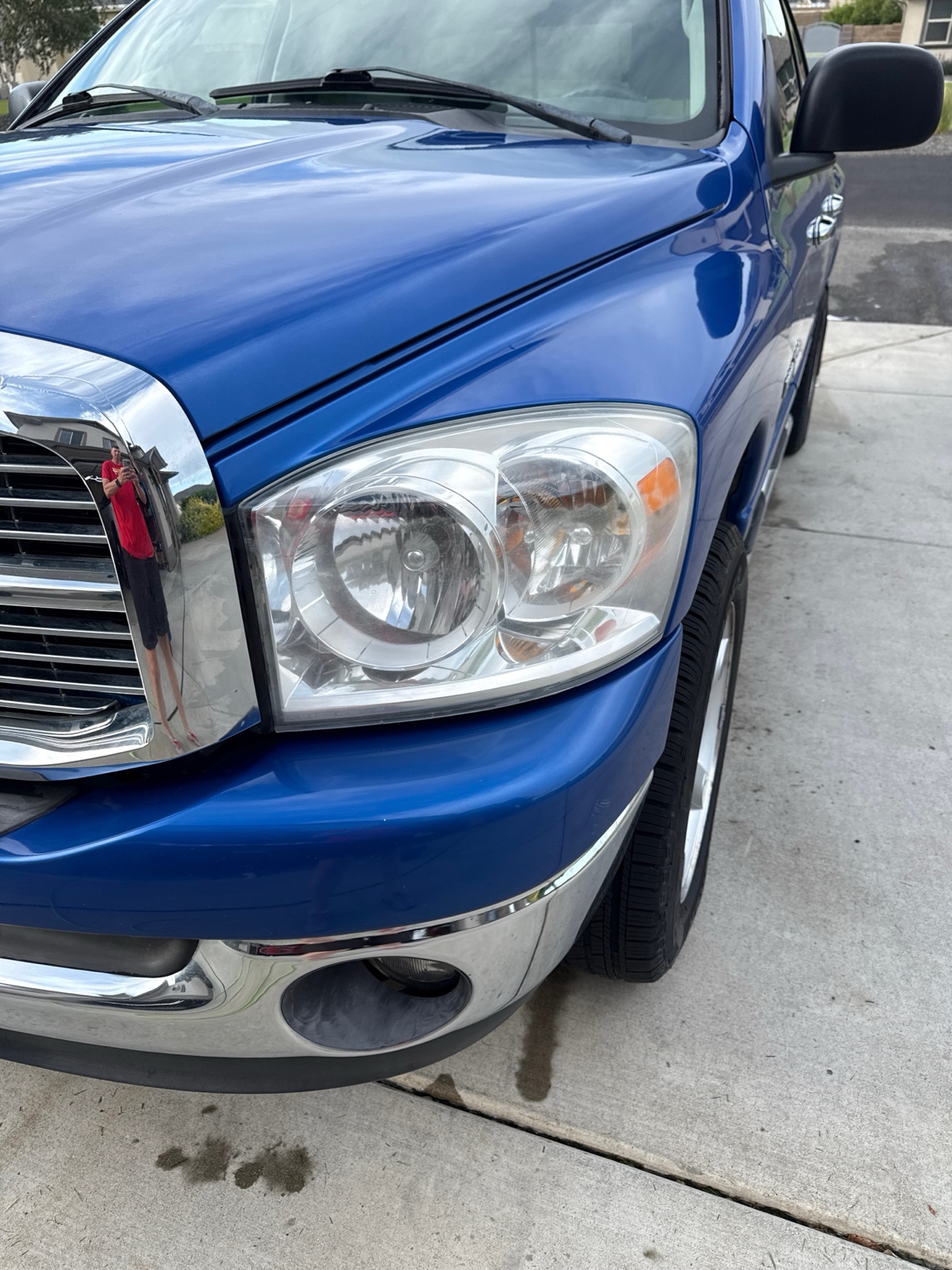 Headlight restoration after detailing